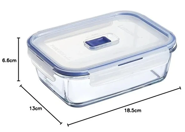 Luminarc Pure Box Active Saklama Kabı Dikdötgen 1220cc - Resim 2