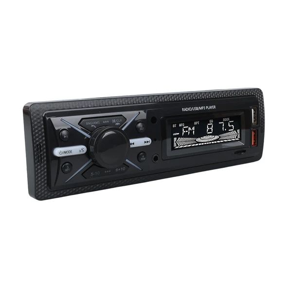 Carstar CS-960 Çift USB/SD/FM/AUX/Bluetooth Kumandalı Oto Teyp 4X60 Watt ürün görseli 1