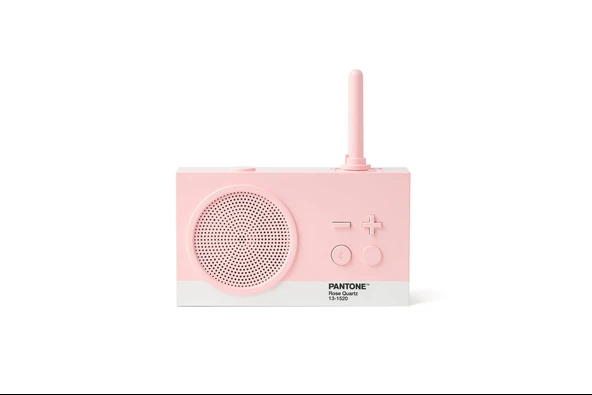 Lexon x Pantone Tykho 3 Bluetooth Hoparlör ve Radyo Açık Pembe ürün görseli 1