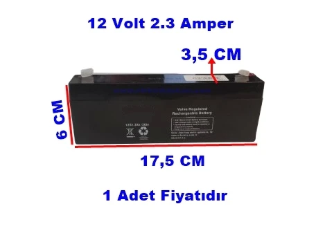 İTHAL 12v 2.2Ah 12 Volt 2.2 Amper Kuru Bakımsız Akü Oyuncak Aküsü ürün görseli 1