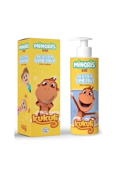 Kids Kukuli Organik Saç Ve Vücut Şampuanı 220 ml ürün görseli 1