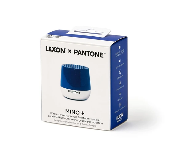 Lexon x Pantone Mino + Bluetooth Hoparlör Mavi - Resim 2
