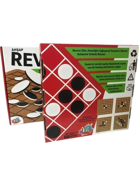 Saki Toys Ahşap Reversi - Resim 3