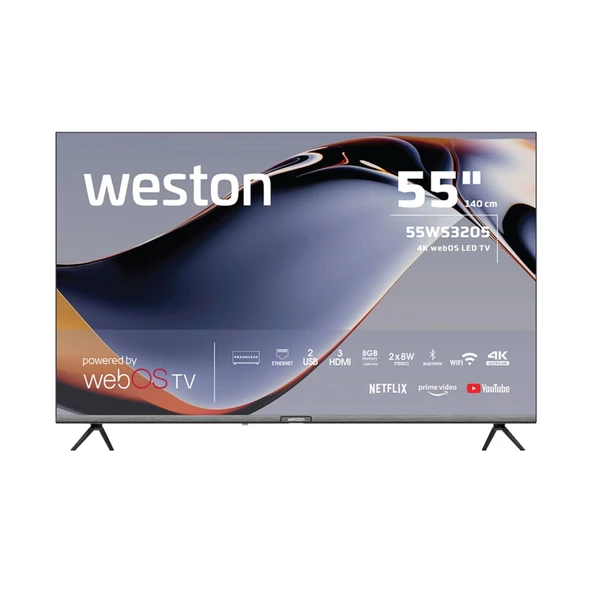 Weston 55WS3205 55" 140 Ekran 4K Ultra HD WebOS LED TV ürün görseli 1