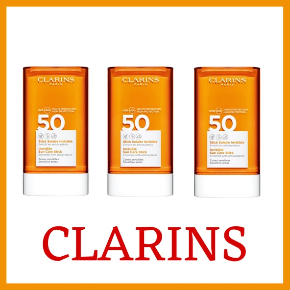 Clarins Invisible Sun Care Stick Spf50+ 17+17+17G 3 LÜ ürün görseli 1