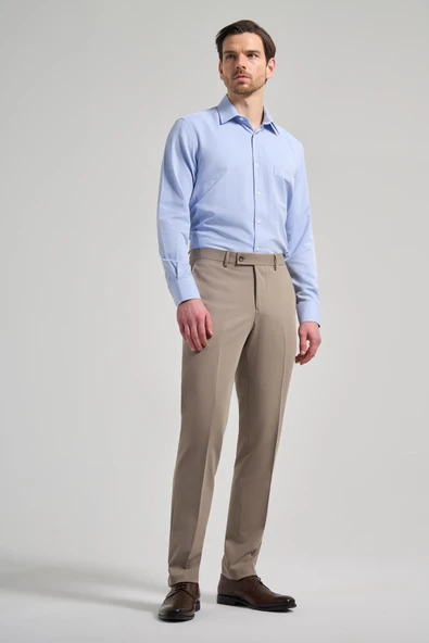 Vizon Esnek Yandan Cepli Comfort Fit Classic Pantolon 1003250159 ürün görseli 1