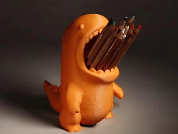 T-Rex Dinozor Kalemlik – Eğlenceli ve Şık Düzenleyici! ürün görseli 1