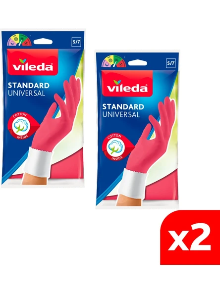Vileda Universal Standart Eldiven S/7 x 2 Paket ürün görseli 1