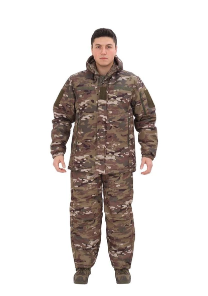 Single Sword Su&Rüzgar Geçirmez Softshell Kışlık Erkek Mont (Kapüşonu Çıkabilen) ürün görseli 1