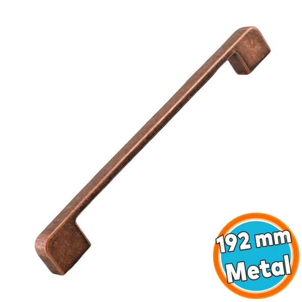 Metal Kulp 160 mm 16 cm Mobilya Çekmece Mutfak Dolabı Dolap Kulpları Kulbu Kulpu Antik Bakır ürün görseli 1