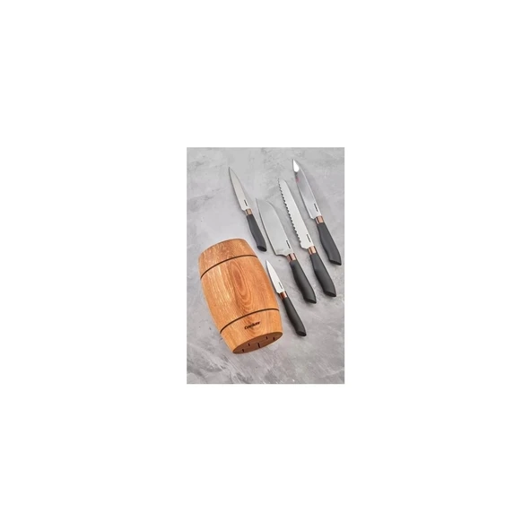 AKILLIELMA-COOKER HERO BIÇAK SETİ 6	PARÇA STANDLI CKR3585 2571 ürün görseli 1