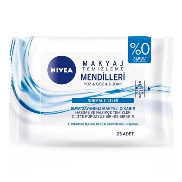 Nivea Makyaj Temizleme Mendilleri Normal Ciltler 25 Adet ürün görseli 1