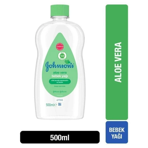 Johnsons Baby Bebek Yağı Aloe Vera 500ml ürün görseli 1