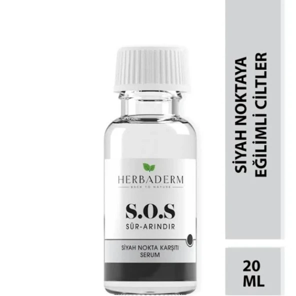 Herbaderm SOS Siyah Nokta Karşıtı Serum 20ml ürün görseli 1