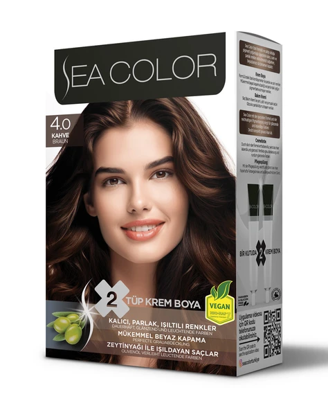 SEA COLOR 4.0 KAHVE SAÇ BOYASI X 2 ADET ürün görseli 1