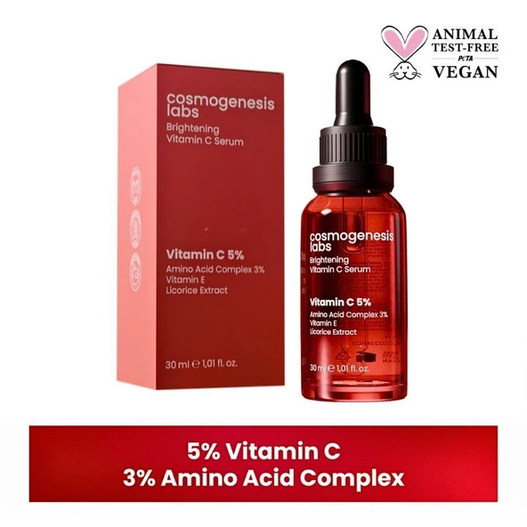 Cosmogenesis Labs Aydınlatıcı C+E Vitamini Serum 30ml - Resim 4
