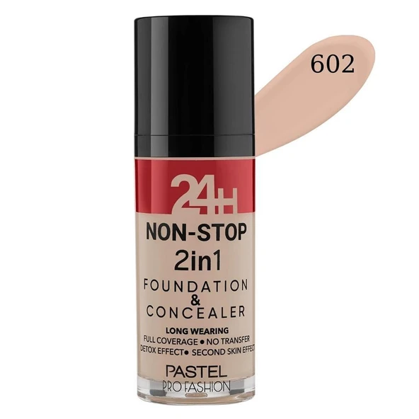 Pastel Profashıon 24H Non-Stop 2in1 Foundatıon & Concealer 602 ürün görseli 1