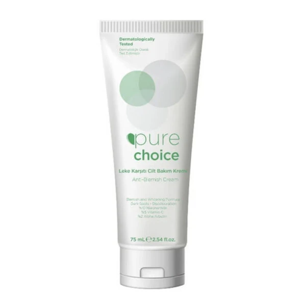 Pure Choice Leke Karşıtı Cilt Bakım Kremi 75ml ürün görseli 1