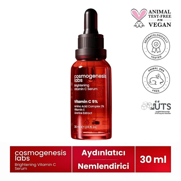 Cosmogenesis Labs Aydınlatıcı C+E Vitamini Serum 30ml - Resim 3