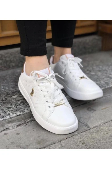 U.S. Polo Assn. EXXY 5FX 101946743 Kadın Sneaker Ayakkabı Beyaz 36-40 ürün görseli 1