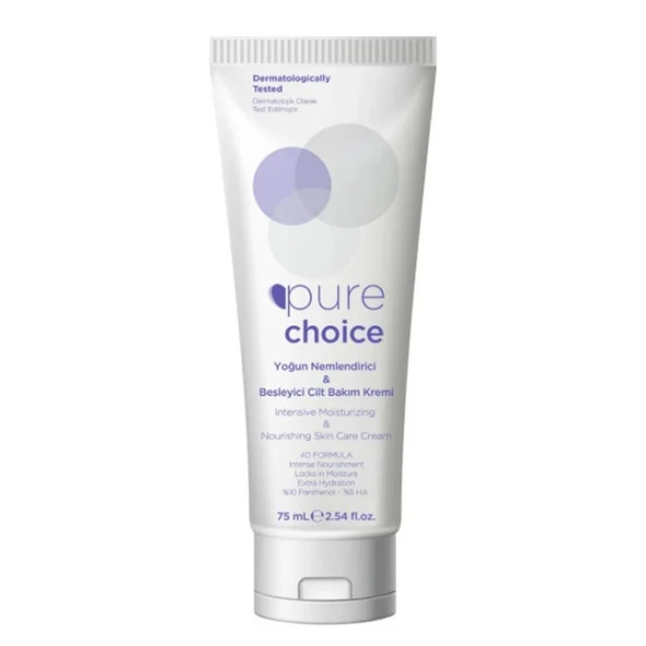 Pure Choice Yoğun Nemlendirici ve Besleyici Cilt Bakım Kremi 75ml ürün görseli 1
