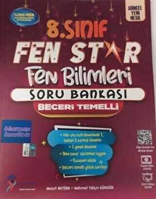 8. Sınıf Fen Star Fen Bilimleri Soru Bankası Saydam Yayınları ürün görseli 1
