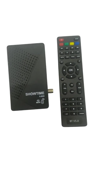 SHOWTIME Çanaklı Çanaksız Dahili Wi-Fi İnternet Tv Destekli Full HD Uydu Alıcı Bluetooth Kumandalı ürün görseli 1
