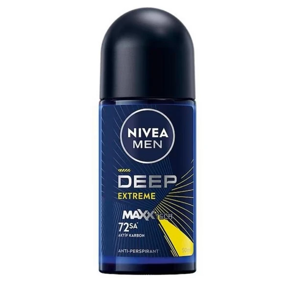 Nivea Men Deep Extreme Erkek Roll-on 50ml ürün görseli 1
