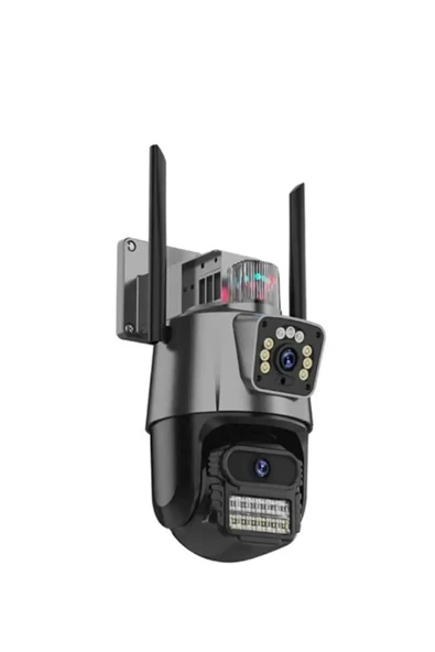 Rose AHD-30180 Dış Mekan Wifi Kamera 5K 4K Çift Lens Çift Ekranlar PTZ Kamera 231133 ürün görseli 1