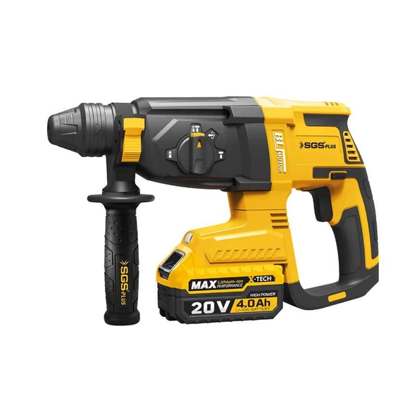 SGS AKÜLÜ ELEKTRO PNÖMATİK KIRICI DELİCİ SETİ 20V 2X4.0Ah (KÖMÜRSÜZ MOTOR) ürün görseli 1