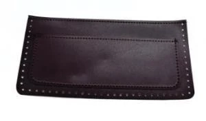 Çanta Aksesuar 22x11 cm Koyu Kahve  Renk Suni Deri Cep ürün görseli 1