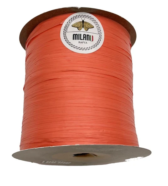 Çanta Aksesuar Milano Rafya Nar Çiçeği Renk 100 gr (NO:28) ürün görseli 1