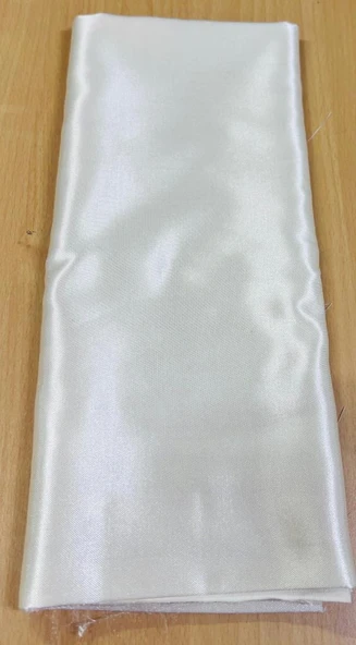 Çanta Aksesuar 120X50 cm Krem Renk Pamuklu Saten Astarlık Kumaş ürün görseli 1