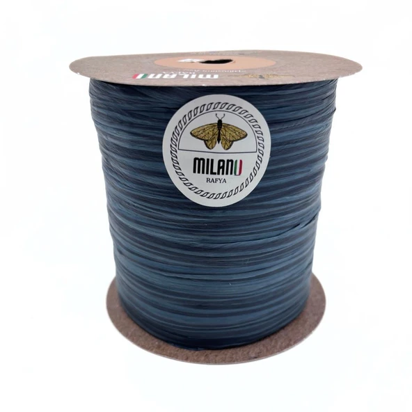 Çanta Aksesuar Milano Rafya Ebruli Lacivert Renk 100 gr (NO:D-7) ürün görseli 1
