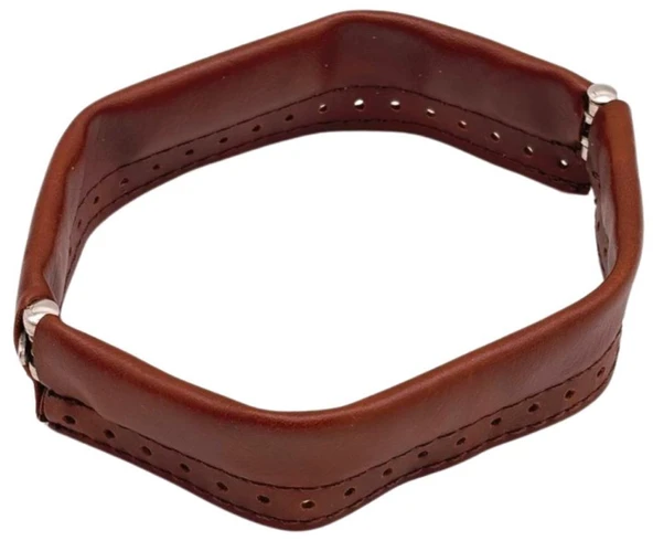 Çanta Aksesuar Taba Renk Derili Metal Çanta Ağzı 18 Cm ürün görseli 1