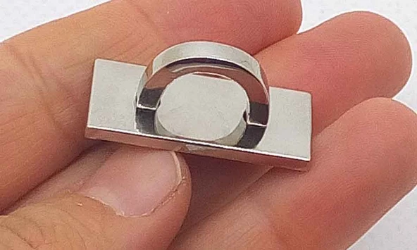 Çanta Aksesuar Gümüş Renk 3X1.2 Cm Köprü Aparatı ürün görseli 1