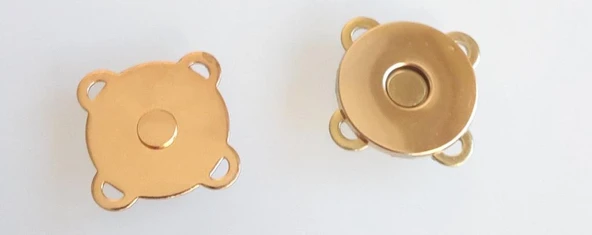 Çanta Aksesuar Light Gold Dikilebilir Mıknatıslı Çıtçıt 1 Adet ürün görseli 1