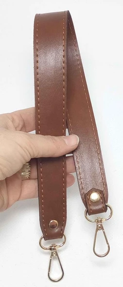 Çanta Aksesuar Taba Renk 42X2.5 Cm Kancalı Sap ürün görseli 1