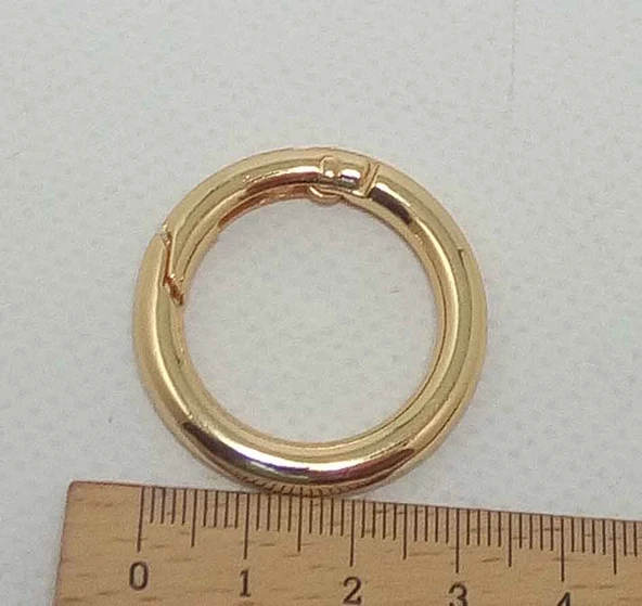 Çanta Aksesuar 2.5 Cm Gold Yaylı Halka ürün görseli 1