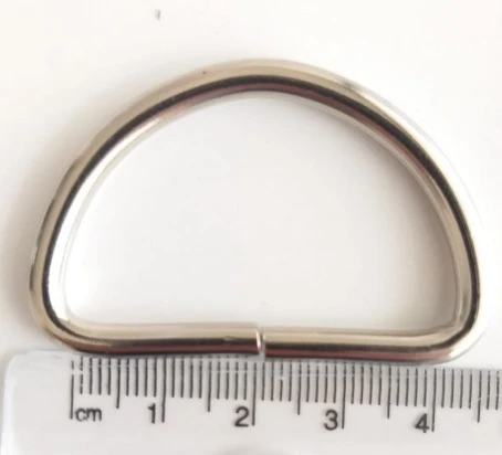 Çanta Aksesuar D Halka 4 Cm Gümüş ürün görseli 1