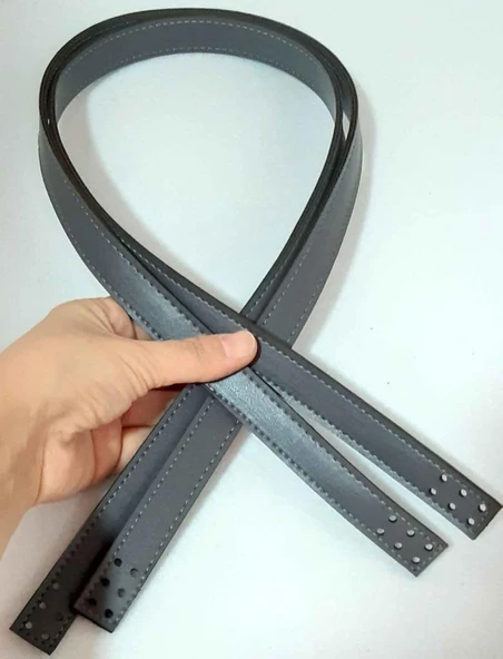Çanta Aksesuar Gri Renk 70X2 Cm Çanta Sapı ürün görseli 1