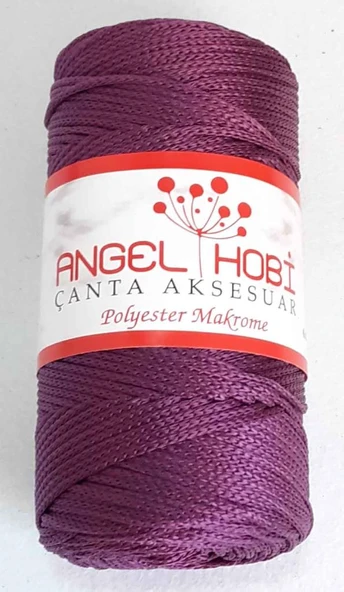 Çanta Aksesuar Mürdüm Renk Polyester Makrome ürün görseli 1