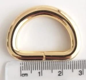 Çanta Aksesuar D Halka 2.5 Cm Light Gold ürün görseli 1