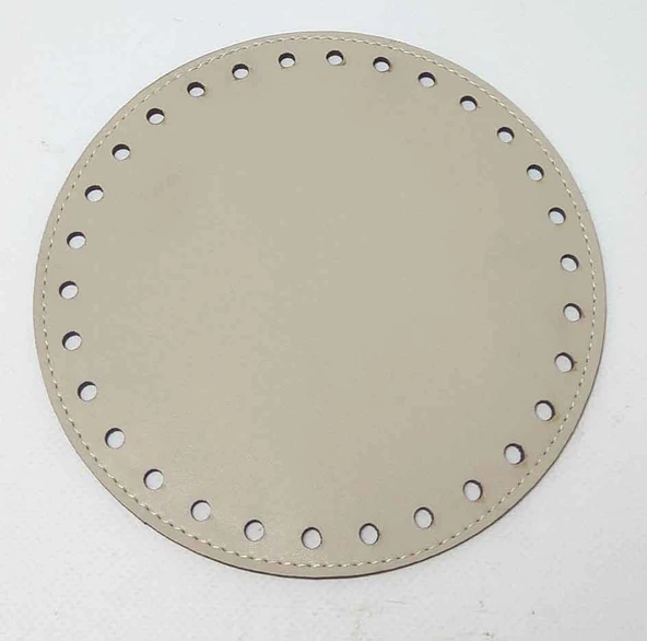 Çanta Aksesuar Açık Vizon Renk 16 Cm Yuvarlak Taban Plaka ürün görseli 1