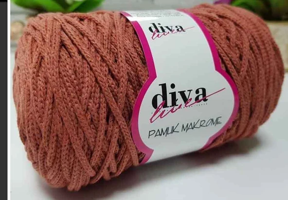 Çanta Aksesuar Diva Pamuk Makrome Tarçın (Kalın) ürün görseli 1