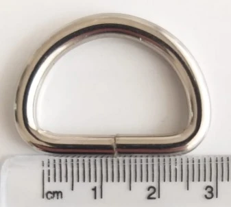 Çanta Aksesuar D Halka 2.5 Cm Gümüş ürün görseli 1