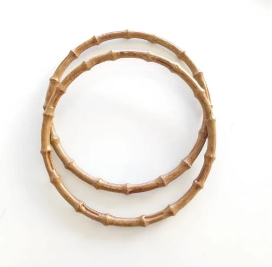 Çanta Aksesuar Bambu Görünümlü Plastik Çanta Sapı B4 ürün görseli 1