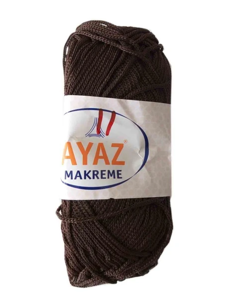Çanta Aksesuar 100 Gram Polyester Makrome No:11 Koyu Kahve ürün görseli 1