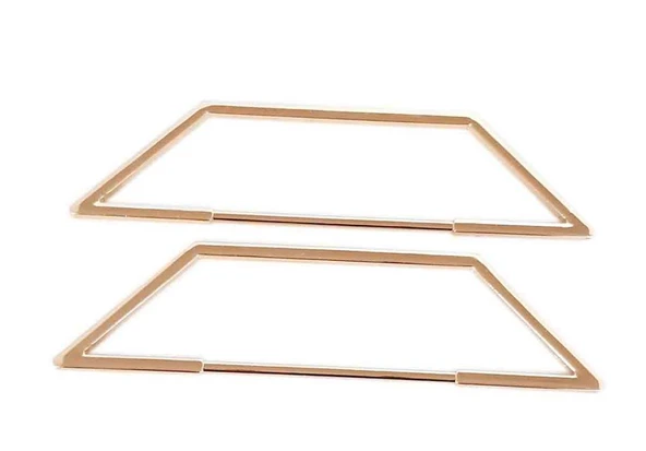 Çanta Aksesuar Piramit Taban Model Light Gold Metal Çanta Sapı ürün görseli 1