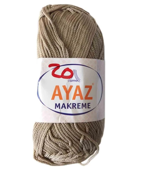 Çanta Aksesuar 100 Gram Polyester Makrome No:20 Vizon ürün görseli 1